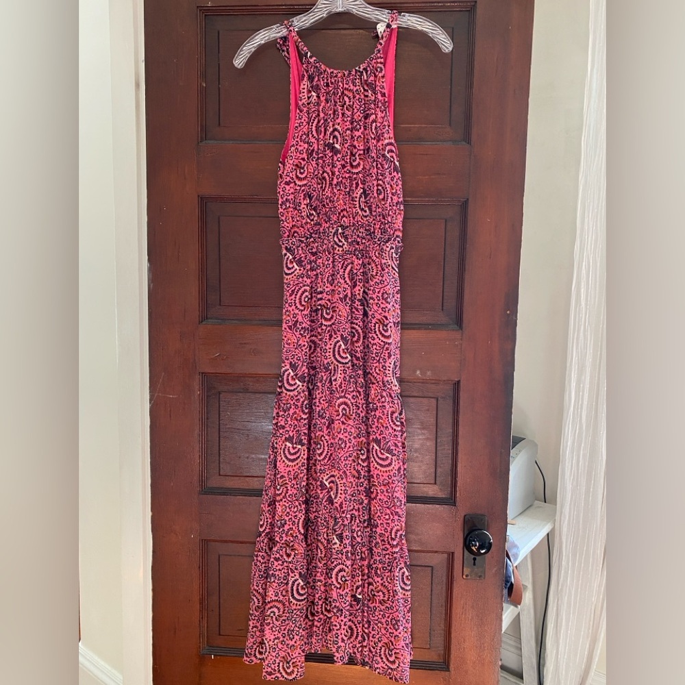 A.L.C. High neck pattern dress pink size 2 worn once! Like new